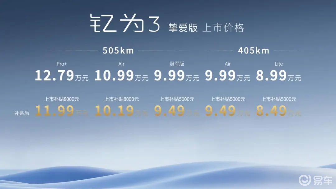 缤果和海鸥有对手了！江淮钇为3挚爱版正式上市