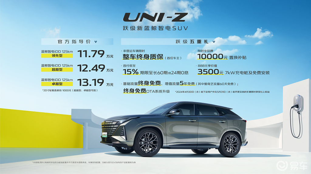 插混增程一车搞定，长安UNI-Z售价11.79万起