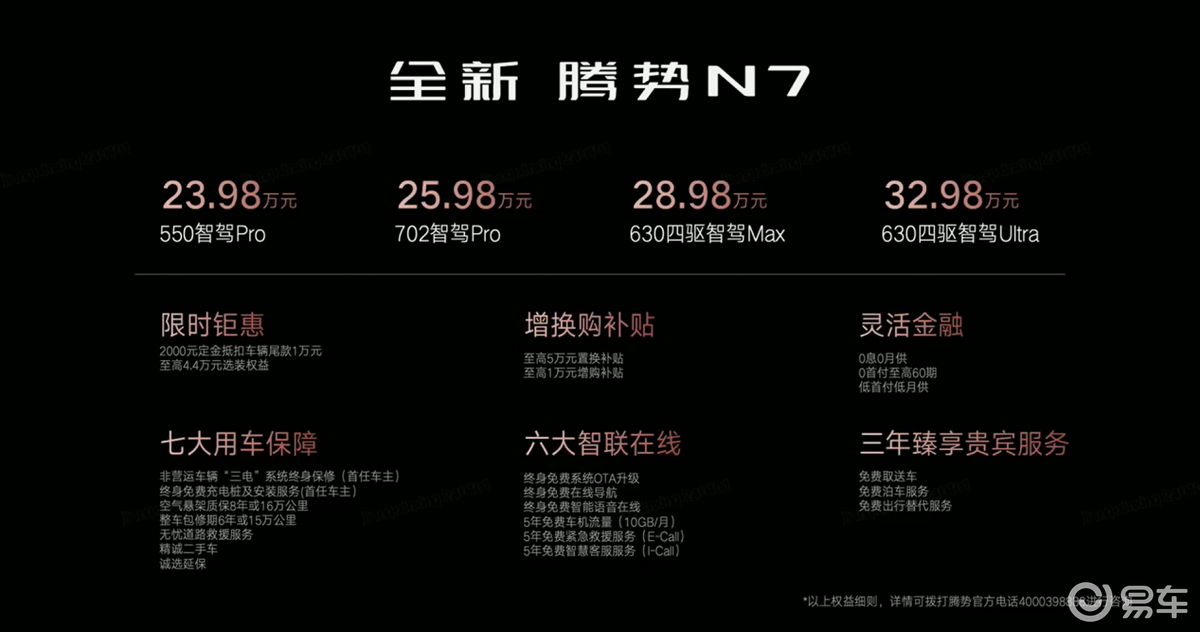 主打一个“听劝”，全新腾势N7成年轻家庭首选纯电SUV？